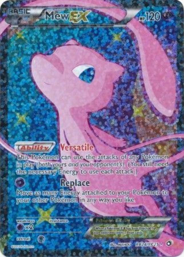 Pokemon - XY Generations - Mew Ex RC24/RC25 - Condition (HP)