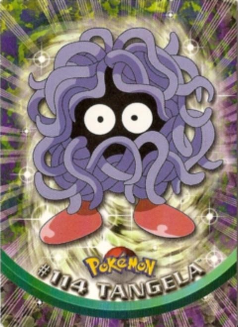 Pokemon - Topps Series 2 - #114 Tangela - Condition (NM)