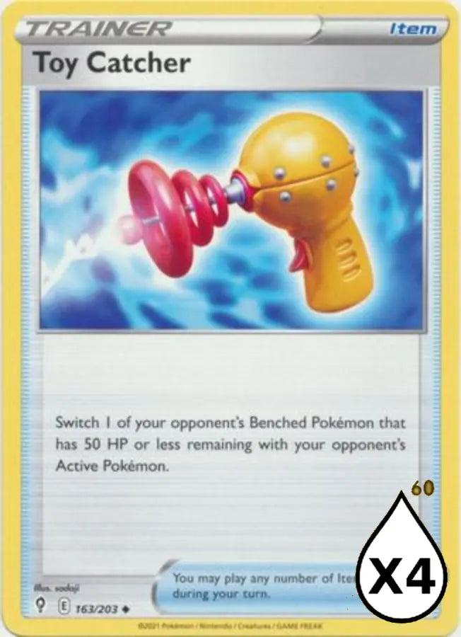 Pokemon - Evolving Skies - Toy Catcher 163/203 - Condition (MINT)