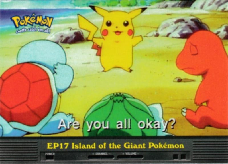 Pokemon - Topps Series 2 - EP 17 Island of the Giant Pokemon - Condition (NM)
