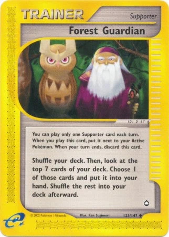 Pokemon - Aquapolis  - Forest Guardian 123/147- Condition (LP) 