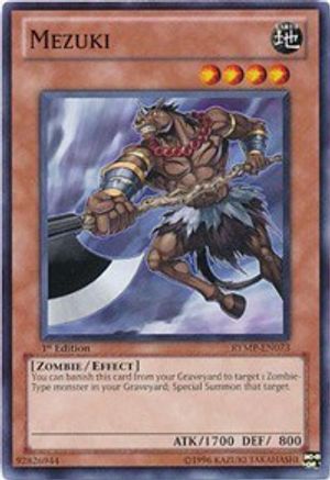 Mezuki (RYMP-EN073) - Ra Yellow Mega Pack 1st Edition Ra Yellow Mega Pack Yugioh Single  Squirtle Squad Card Shop.