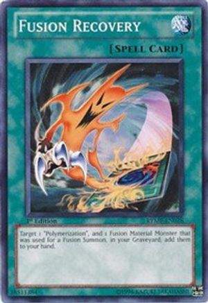 Fusion Recovery (RYMP-EN078) - Ra Yellow Mega Pack Unlimited Ra Yellow Mega Pack Yugioh Single  Squirtle Squad Card Shop.