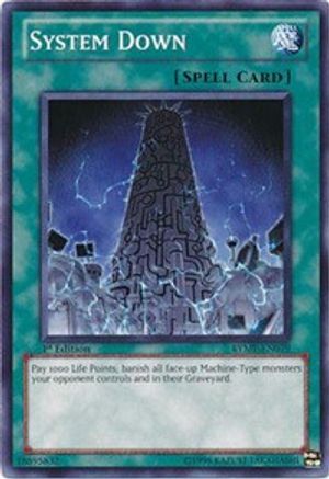 System Down (RYMP-EN079) - Ra Yellow Mega Pack 1st Edition Ra Yellow Mega Pack Yugioh Single  Squirtle Squad Card Shop.