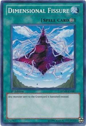 Dimensional Fissure (RYMP-EN081) - Ra Yellow Mega Pack 1st Edition Ra Yellow Mega Pack Yugioh Single  Squirtle Squad Card Shop.