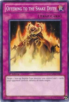 Offering to the Snake Deity (RYMP-EN085) - Ra Yellow Mega Pack 1st Edition Ra Yellow Mega Pack Yugioh Single  Squirtle Squad Card Shop.