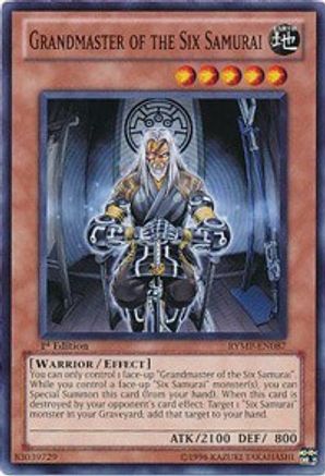 Grandmaster of the Six Samurai (RYMP-EN087) - Ra Yellow Mega Pack 1st Edition Ra Yellow Mega Pack Yugioh Single  Squirtle Squad Card Shop.
