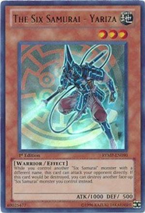 The Six Samurai - Yariza (RYMP-EN090) - Ra Yellow Mega Pack Unlimited Ra Yellow Mega Pack Yugioh Single  Squirtle Squad Card Shop.
