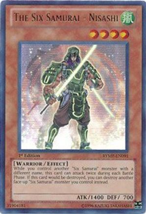 The Six Samurai - Nisashi (RYMP-EN091) - Ra Yellow Mega Pack Unlimited Ra Yellow Mega Pack Yugioh Single  Squirtle Squad Card Shop.