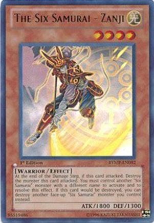 The Six Samurai - Zanji (RYMP-EN092) - Ra Yellow Mega Pack 1st Edition Ra Yellow Mega Pack Yugioh Single  Squirtle Squad Card Shop.
