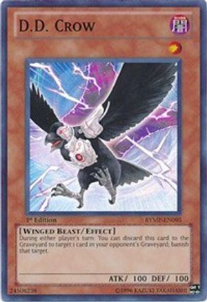 D.D. Crow (RYMP-EN095) - Ra Yellow Mega Pack 1st Edition Ra Yellow Mega Pack Yugioh Single  Squirtle Squad Card Shop.