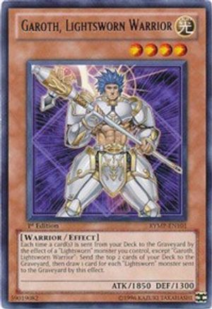 Garoth, Lightsworn Warrior (RYMP-EN101) - Ra Yellow Mega Pack 1st Edition Ra Yellow Mega Pack Yugioh Single  Squirtle Squad Card Shop.