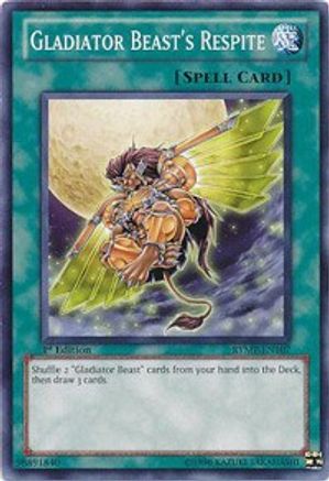 Gladiator Beast's Respite (RYMP-EN107) - Ra Yellow Mega Pack 1st Edition Ra Yellow Mega Pack Yugioh Single  Squirtle Squad Card Shop.