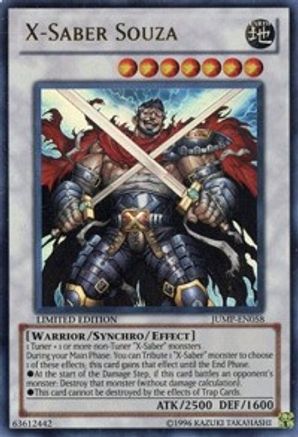 X-Saber Souza (JUMP-EN058) - Shonen Jump Magazine Promos Limited Shonen Jump Magazine Promos Yugioh Single  Squirtle Squad Card Shop.