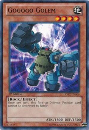 Gogogo Golem (YS12-EN006) - Starter Deck: Xyz Symphony 1st Edition Starter Deck: Xyz Symphony Yugioh Single  Squirtle Squad Card Shop.