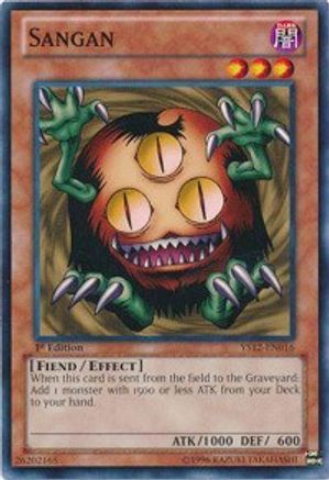 Sangan (YS12-EN016) - Starter Deck: Xyz Symphony 1st Edition Starter Deck: Xyz Symphony Yugioh Single  Squirtle Squad Card Shop.