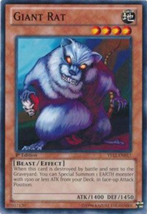 Giant Rat (YS12-EN017) - Starter Deck: Xyz Symphony 1st Edition Starter Deck: Xyz Symphony Yugioh Single  Squirtle Squad Card Shop.