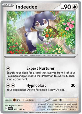 Indeedee 153  Deck Exclusives - Rare Deck Exclusives Pokemon Single  Squirtle Squad Card Shop.