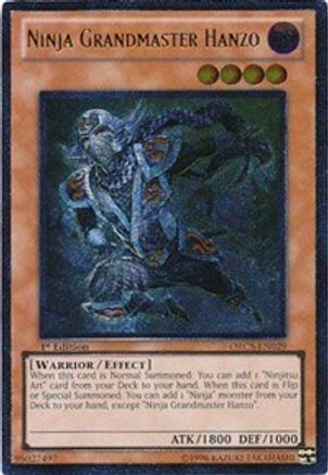 Ninja Grandmaster Hanzo (UTR) (ORCS-EN029) - Order of Chaos Unlimited Order of Chaos Yugioh Single  Squirtle Squad Card Shop.