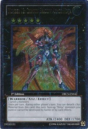 Number 12: Crimson Shadow Armor Ninja (UTR) (ORCS-EN042) - Order of Chaos Unlimited Order of Chaos Yugioh Single  Squirtle Squad Card Shop.