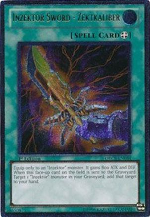 Inzektor Sword - Zektkaliber (UTR) (ORCS-EN054) - Order of Chaos 1st Edition Order of Chaos Yugioh Single  Squirtle Squad Card Shop.