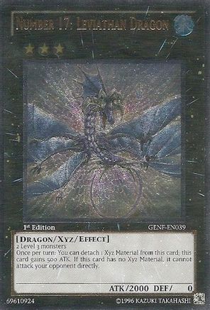 Number 17: Leviathan Dragon (UTR) (GENF-EN039) - Generation Force Unlimited Generation Force Yugioh Single  Squirtle Squad Card Shop.