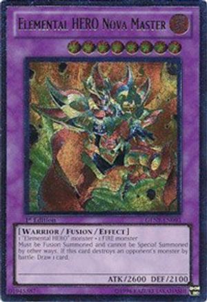 Elemental HERO Nova Master (UTR) (GENF-EN093) - Generation Force Unlimited Generation Force Yugioh Single  Squirtle Squad Card Shop.