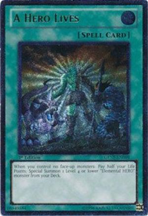 A Hero Lives (UTR) (GENF-EN098) - Generation Force Unlimited Generation Force Yugioh Single  Squirtle Squad Card Shop.