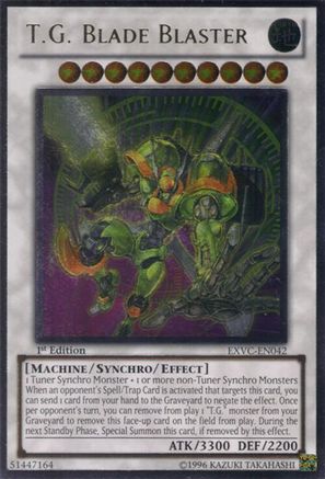 T.G. Blade Blaster (UTR) (EXVC-EN042) - Extreme Victory Unlimited Extreme Victory Yugioh Single  Squirtle Squad Card Shop.