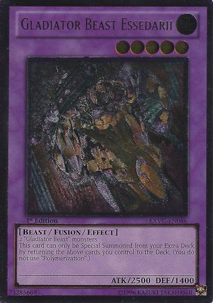 Gladiator Beast Essedarii (UTR) (EXVC-EN086) - Extreme Victory 1st Edition Extreme Victory Yugioh Single  Squirtle Squad Card Shop.