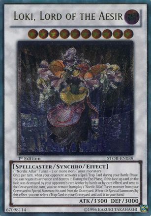 Loki, Lord of the Aesir (UTR) (STOR-EN039) - Storm of Ragnarok 1st Edition Storm of Ragnarok Yugioh Single  Squirtle Squad Card Shop.