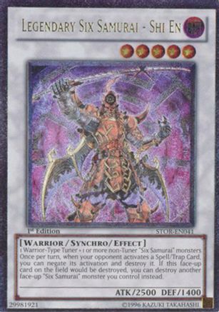 Legendary Six Samurai - Shi En (UTR) (STOR-EN041) - Storm of Ragnarok Unlimited Storm of Ragnarok Yugioh Single  Squirtle Squad Card Shop.