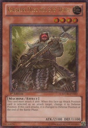 Karakuri Muso mdl 818 "Haipa" (UTR) (STOR-EN083) - Storm of Ragnarok Unlimited Storm of Ragnarok Yugioh Single  Squirtle Squad Card Shop.