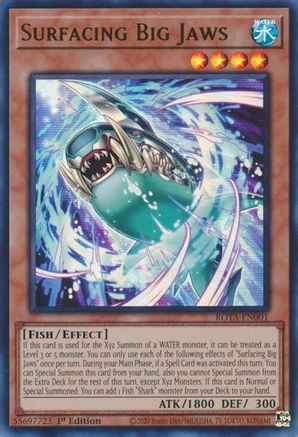 Surfacing Big Jaws (ROTA-EN001) - Rage of the Abyss 1st Edition Rage of the Abyss Yugioh Single  Squirtle Squad Card Shop.