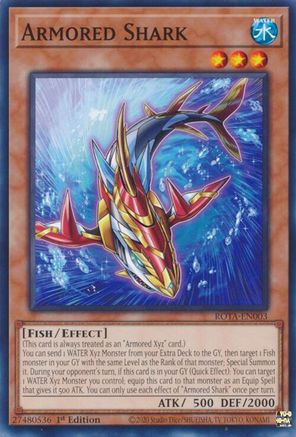 Armored Shark (ROTA-EN003) - Rage of the Abyss 1st Edition Rage of the Abyss Yugioh Single  Squirtle Squad Card Shop.