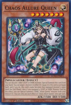 Chaos Allure Queen (ROTA-EN011) - Rage of the Abyss 1st Edition Rage of the Abyss Yugioh Single  Squirtle Squad Card Shop.