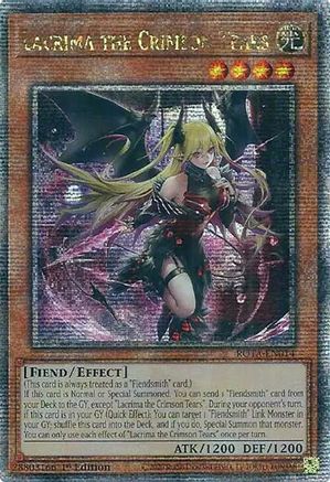 Lacrima the Crimson Tears (Quarter Century Secret Rare) (ROTA-EN014) - Rage of the Abyss 1st Edition Rage of the Abyss Yugioh Single  Squirtle Squad Card Shop.