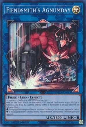 Fiendsmith's Agnumday (ROTA-EN045) - Rage of the Abyss 1st Edition Rage of the Abyss Yugioh Single  Squirtle Squad Card Shop.