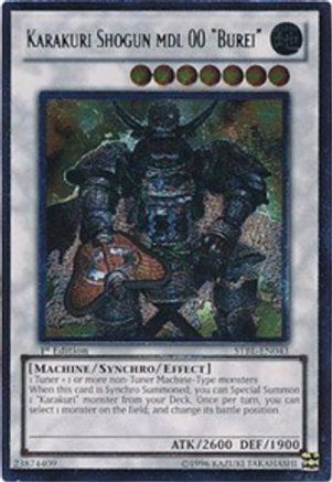 Karakuri Shogun mdl 00 "Burei" (UTR) (STBL-EN043) - Starstrike Blast 1st Edition Starstrike Blast Yugioh Single  Squirtle Squad Card Shop.