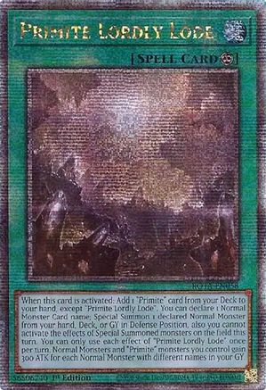 Primite Lordly Lode (Quarter Century Secret Rare) (ROTA-EN058) - Rage of the Abyss 1st Edition Rage of the Abyss Yugioh Single  Squirtle Squad Card Shop.