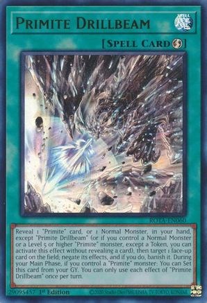 Primite Drillbeam (ROTA-EN060) - Rage of the Abyss 1st Edition Rage of the Abyss Yugioh Single  Squirtle Squad Card Shop.