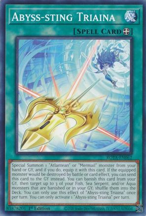 Abyss-sting Triaina (ROTA-EN062) - Rage of the Abyss 1st Edition Rage of the Abyss Yugioh Single  Squirtle Squad Card Shop.