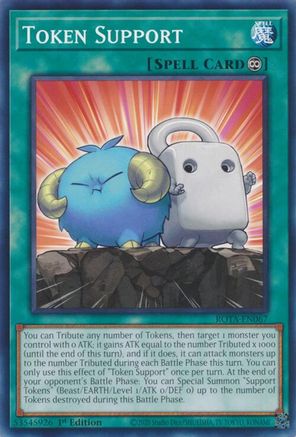 Token Support (ROTA-EN067) - Rage of the Abyss 1st Edition Rage of the Abyss Yugioh Single  Squirtle Squad Card Shop.