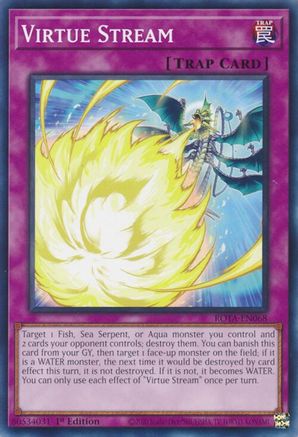 Virtue Stream (ROTA-EN068) - Rage of the Abyss 1st Edition Rage of the Abyss Yugioh Single  Squirtle Squad Card Shop.