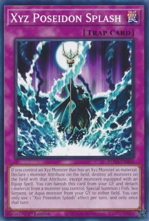 Xyz Poseidon Splash (ROTA-EN069) - Rage of the Abyss 1st Edition Rage of the Abyss Yugioh Single  Squirtle Squad Card Shop.