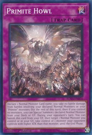 Primite Howl (ROTA-EN076) - Rage of the Abyss 1st Edition Rage of the Abyss Yugioh Single  Squirtle Squad Card Shop.