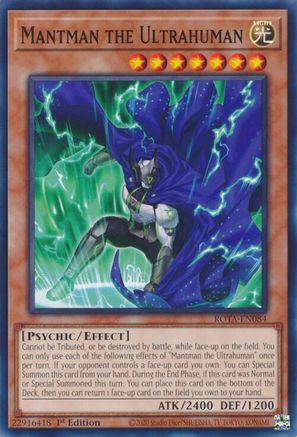 Mantman the Ultrahuman (ROTA-EN084) - Rage of the Abyss 1st Edition Rage of the Abyss Yugioh Single  Squirtle Squad Card Shop.