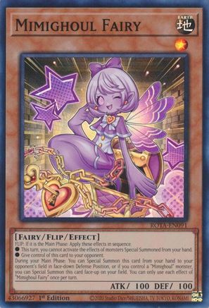 Mimighoul Fairy (ROTA-EN091) - Rage of the Abyss 1st Edition Rage of the Abyss Yugioh Single  Squirtle Squad Card Shop.