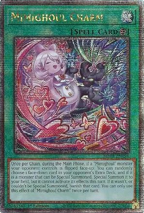 Mimighoul Charm (Quarter Century Secret Rare) (ROTA-EN096) - Rage of the Abyss 1st Edition Rage of the Abyss Yugioh Single  Squirtle Squad Card Shop.