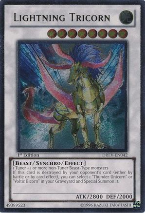 Lightning Tricorn (UTR) (DREV-EN042) - Duelist Revolution Unlimited Duelist Revolution Yugioh Single  Squirtle Squad Card Shop.